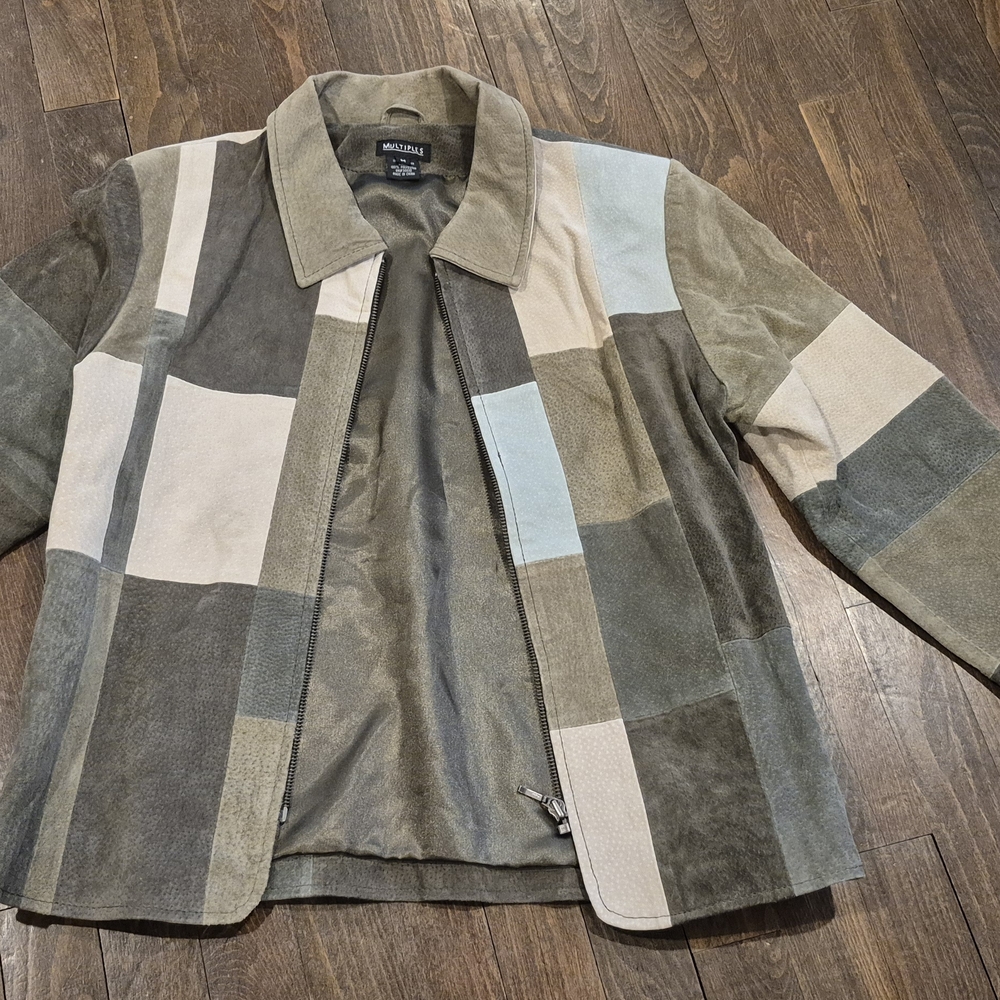 Vintage Multiples Patchwork Suede Jacket - image 1